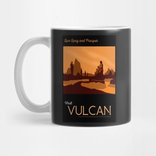 Vulcan Travel Poster Mug